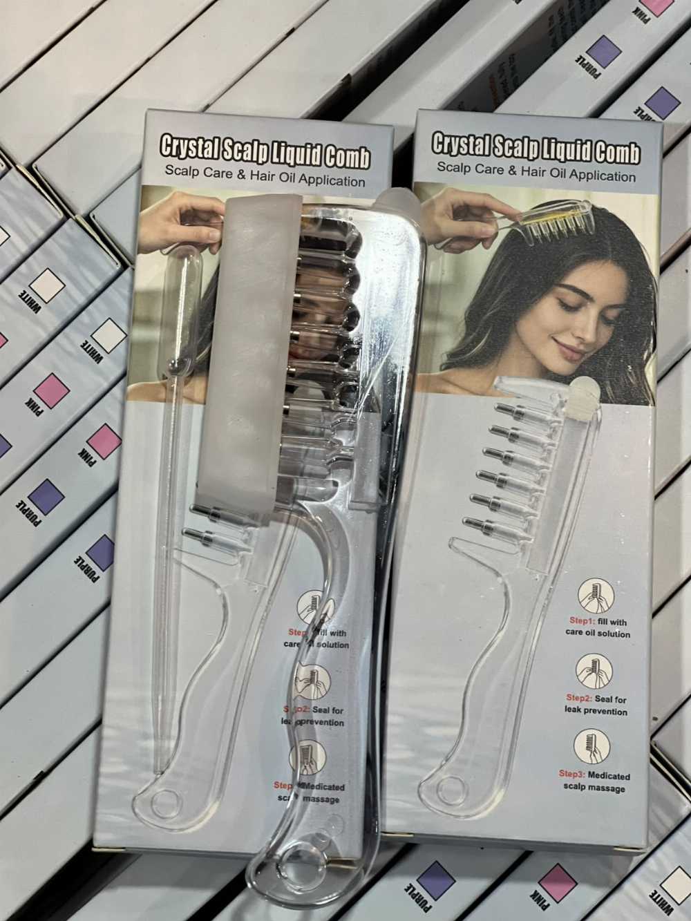Crystal Scalp Oil Comb