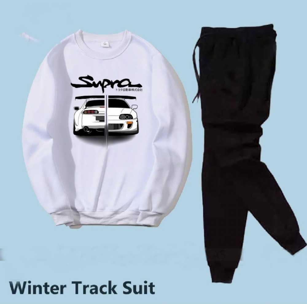 Trendy Tracksuit Print Thick