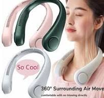Portable Summer Air Cooling Neck Fan.
